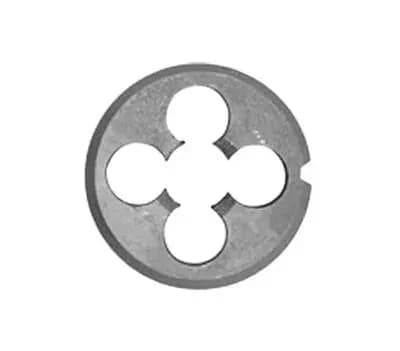 Плашка круглая для трубной конической резьбы R1/8 P6M5 (HSS)